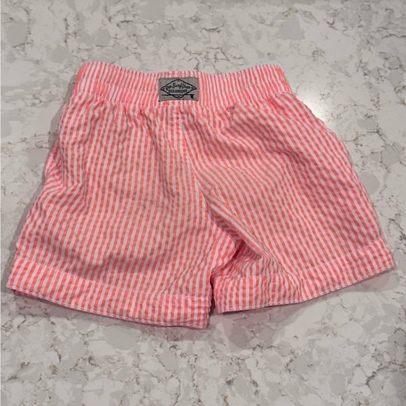 BabyGap Recycled Swim Trunks - seersucker white stripe 2Y - Picture 8 of 9